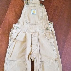 Vintage Carhartt Toddler Overalls 2T EUC Brown